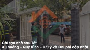 cải tạo nhà sau Tết